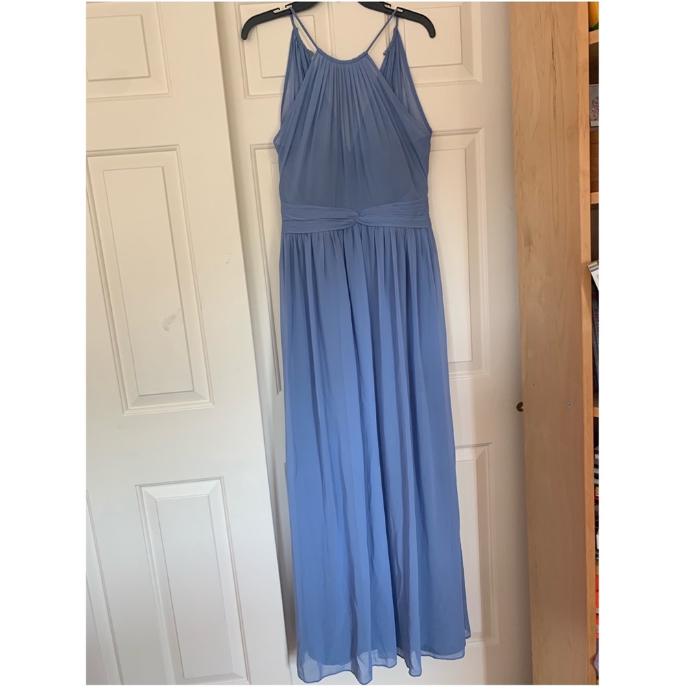 Camille La Vie, formal, long, blue dress